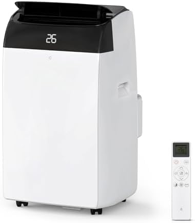 12000 BTU Portable Air Conditioner - Cooler Dual Hose Inverter,Heater,Dehumidifier & Fan w Remote Control,Floor AC Unit Sleep Mode 42db,24H Timer,Cool Room up to 750 Sq Ft w Window Kit