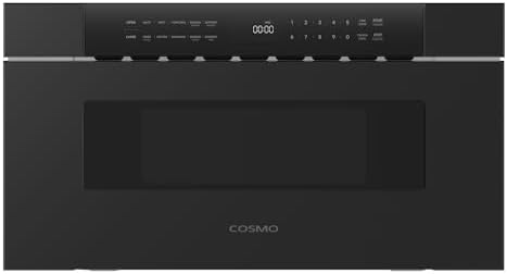 COSMO COS-MWD3012NHBK 30 in. Haven Collection 1.2 cu. ft. Built-in Microwave Drawer, Presets, Touch Controls, Defrosting Rack, Matte Black