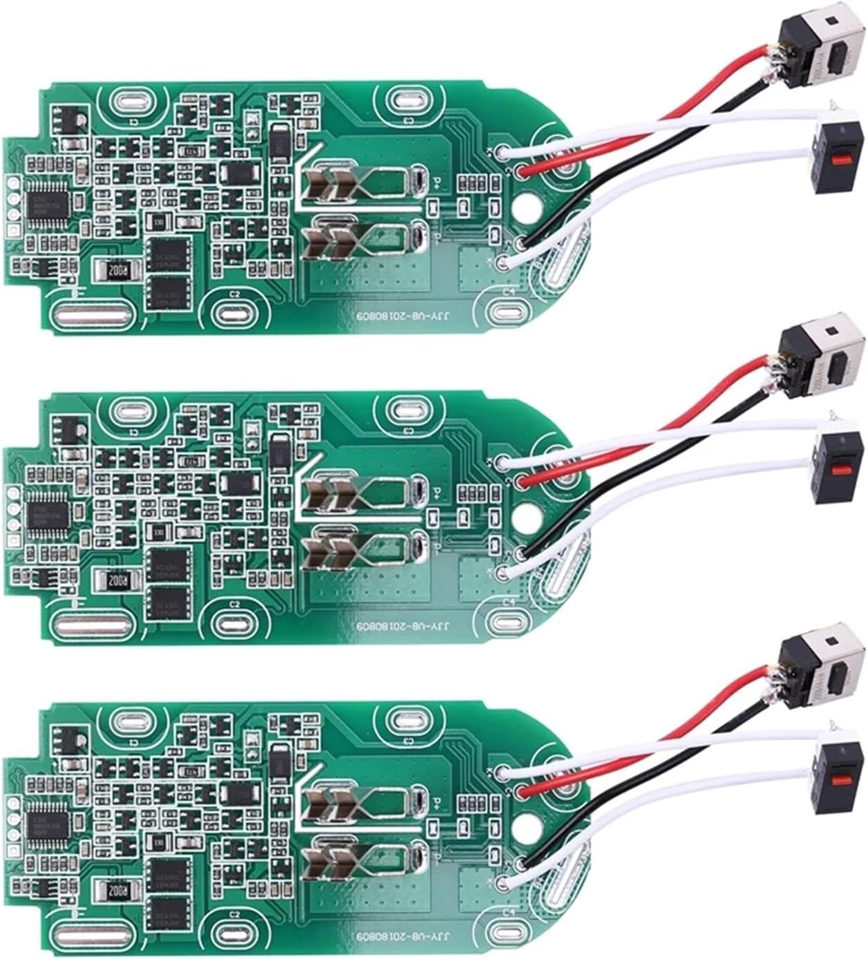 Li-Ion Battery Protection Board PCB Board Replacement，Compatible For Dyson， V8 Vacuum Cleaner Circuit Boards(3PCS)