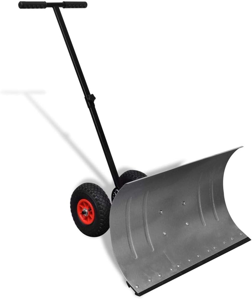 Manual Snow Shovel with Wheels