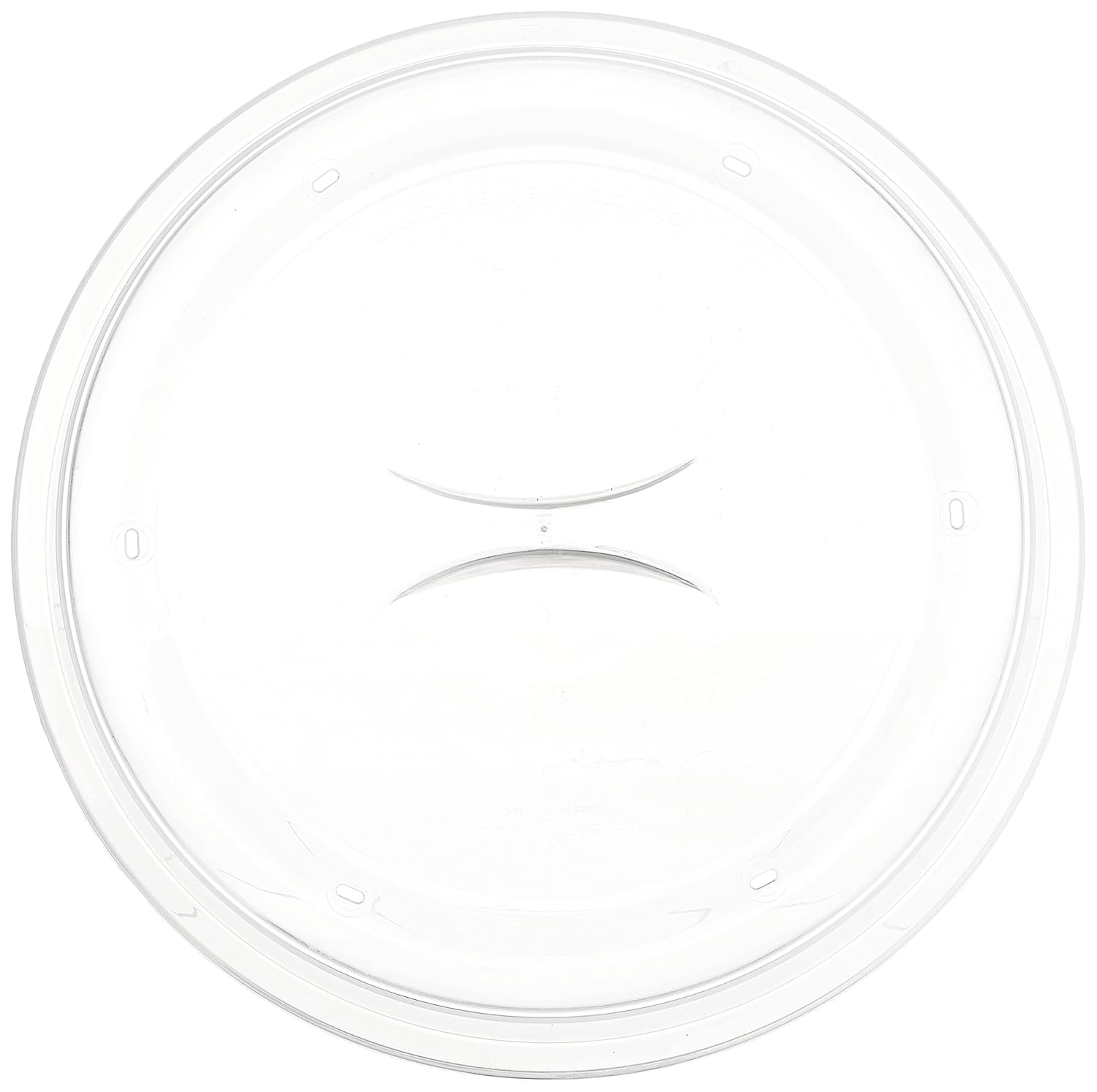 Panasonic Countertop Commercial Microwave Oven - 0.8 Cu. Ft (Stainless Steel) & Nordic Ware BPA-free and Melamine Free Plastic Splatter Microwave Cover, 10-Inch (Pack of 2), Clear