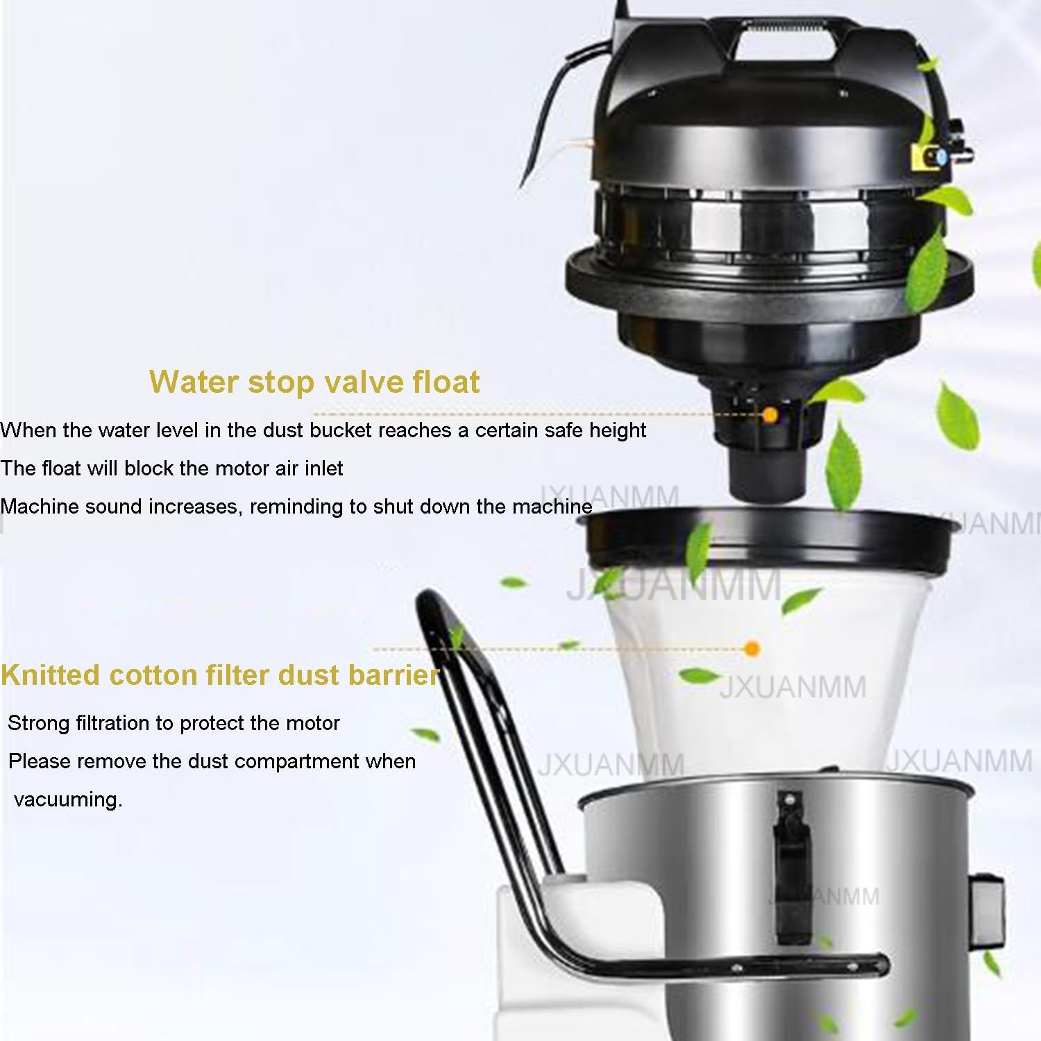 Commercial Carpet Extractor Cleaning Machine,Carpet Deep Cleaner,Cleaning Machine, 360° swiveling wheels, Use for Sofas Curtains Floor Home