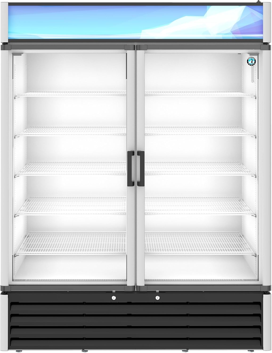 Hoshizaki, RM-49-HC, Refrigerator, Two Section Glass Door Merchandiser