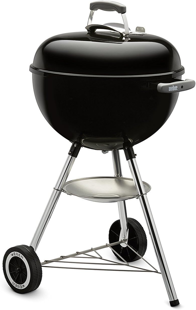 Weber Original Kettle Charcoal Grill for Outdoor Cooking and Barbecue, 18-Inch, Black