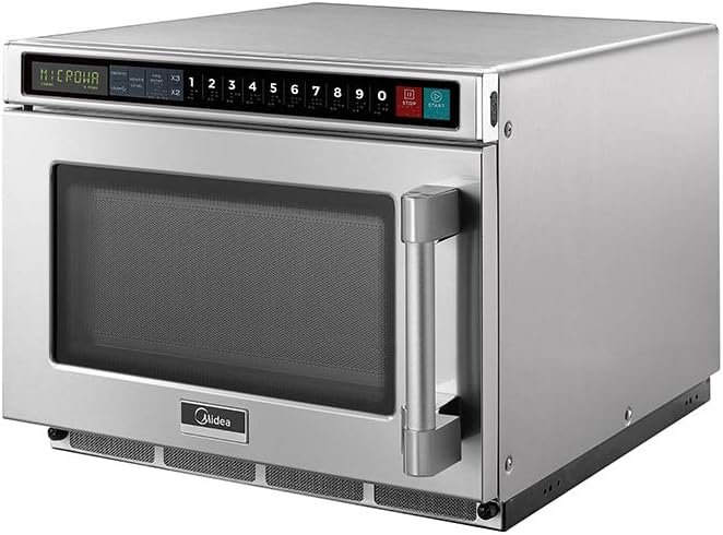 Midea Equipment 2117G1A Commercial Microwave, 2100 Watts, Stainless Steel