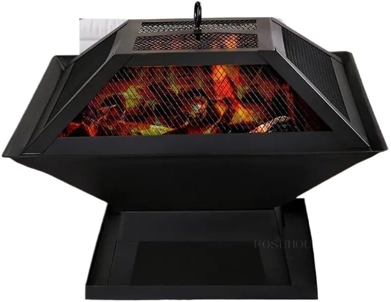 Outdoor Fireplaces Outdoor Fire Pits Indoor Heating Brazier Courtyard Charcoal Stove Multifunction Winter BBQ Grill Fire Pits