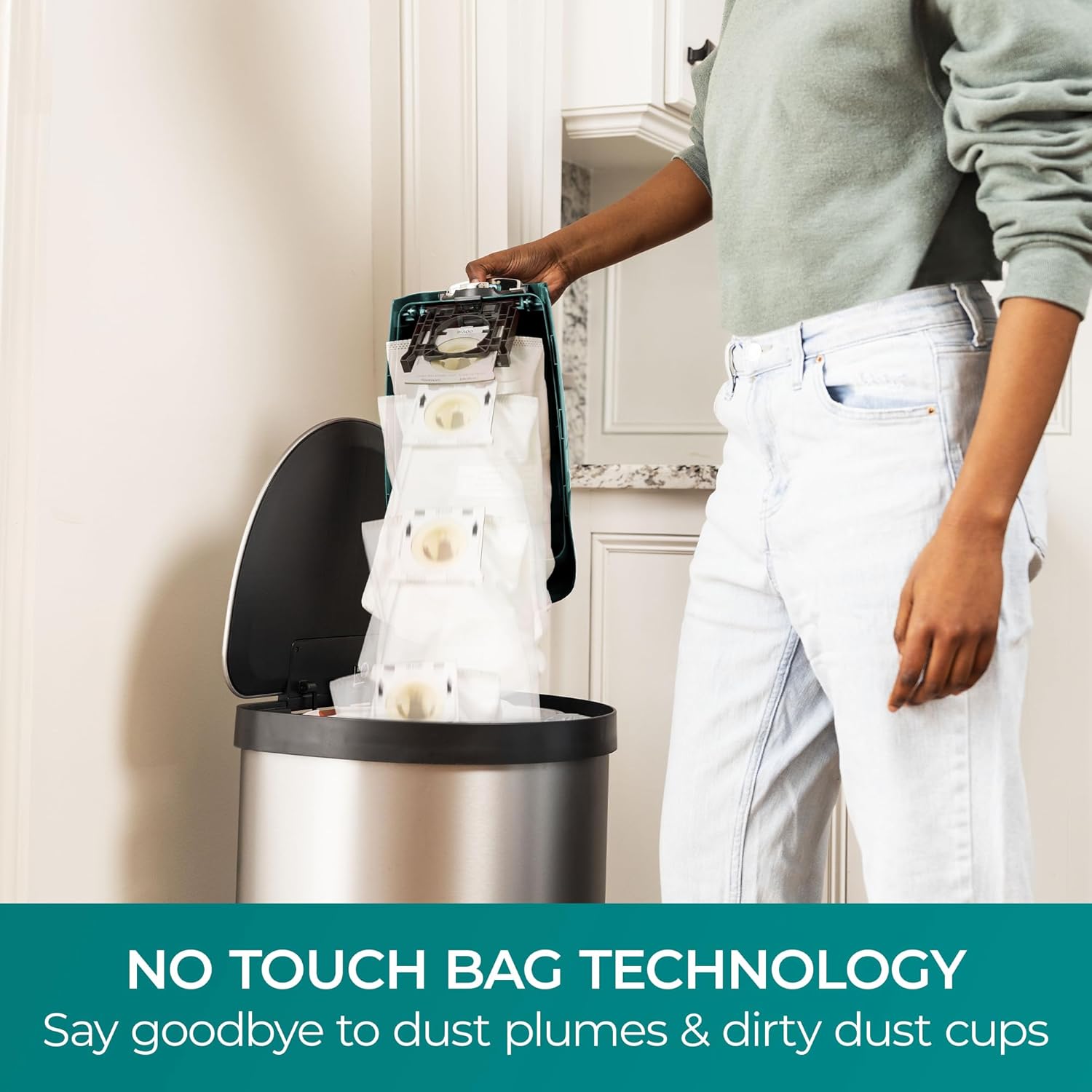 Kenmore Intuition Bagged Upright Vacuum Lift-Up Carpet Cleaner 2-Motor Power Suction with HEPA Filter, 3-in-1 Combination Tool, HandiMate for Floor, Pet Hair, 14pounds, Green