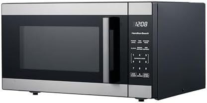 Hamiltan Beach 1.6 Cu Ft Sensor Cook Countertop Microwave Oven, Stainless Steel