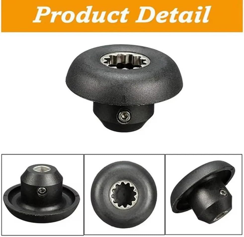 1Set Mushroom Head Connector Blender Drive Socket with Wrench Screw Universal for Vitamix Blender Black