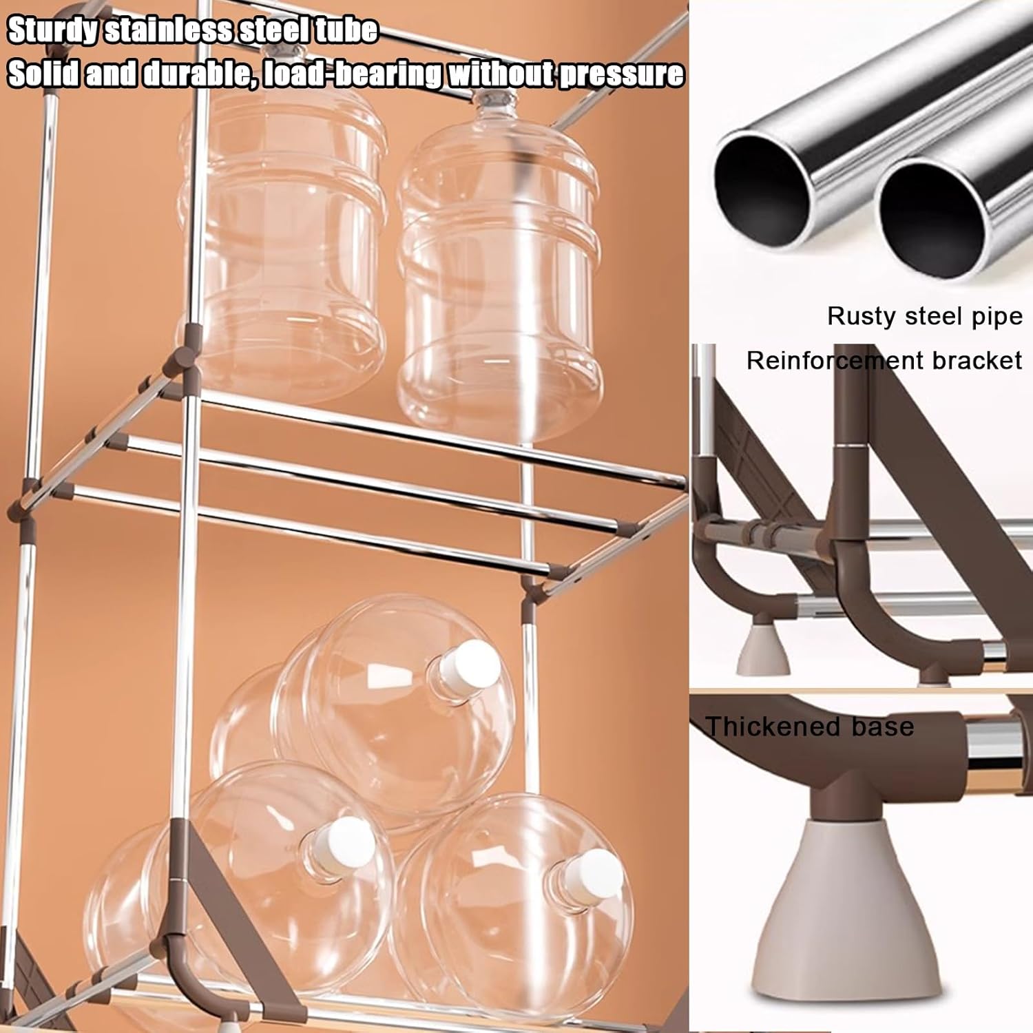 Clothes dryer, 1500W high power electric dryer, concealed button timer, single and double free switching, collapsible dryer, suitable for home, laundry room, flat, dormitory, caravan(Sky blue)