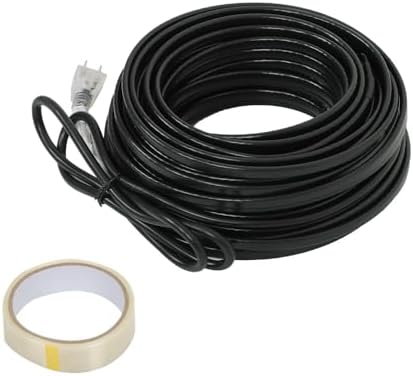 Replacement-Parts For 100 Feet 120V 60HZ Heat Cable 8W/FT Roof Heat Cable Snow De-icing Kit Heat Tape Mod-W91R-2138