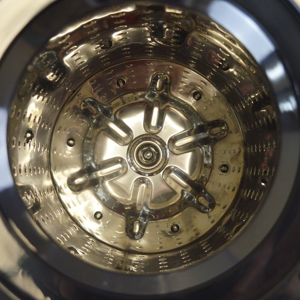 Panda 3200 RPM Portable Spin Dryer – 22lbs Capacity, Stainless Steel Drum & Outer Case, 110V – Sleek Dark Gray