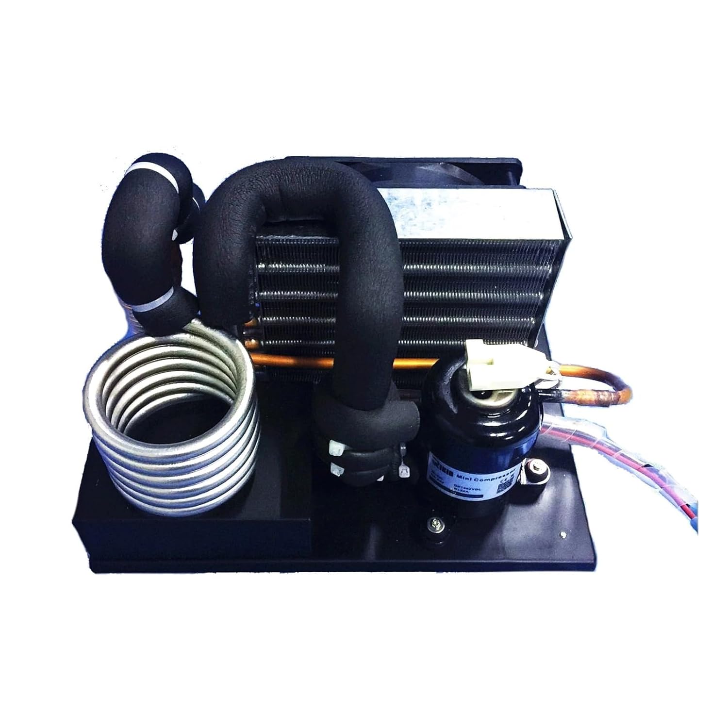 Air Conditioner, Stainless Steel Coil Chiller DV1930E-S, 48V DC, 130W Capacity, R134A Refrigerant, Compact Portable Cooling Unit