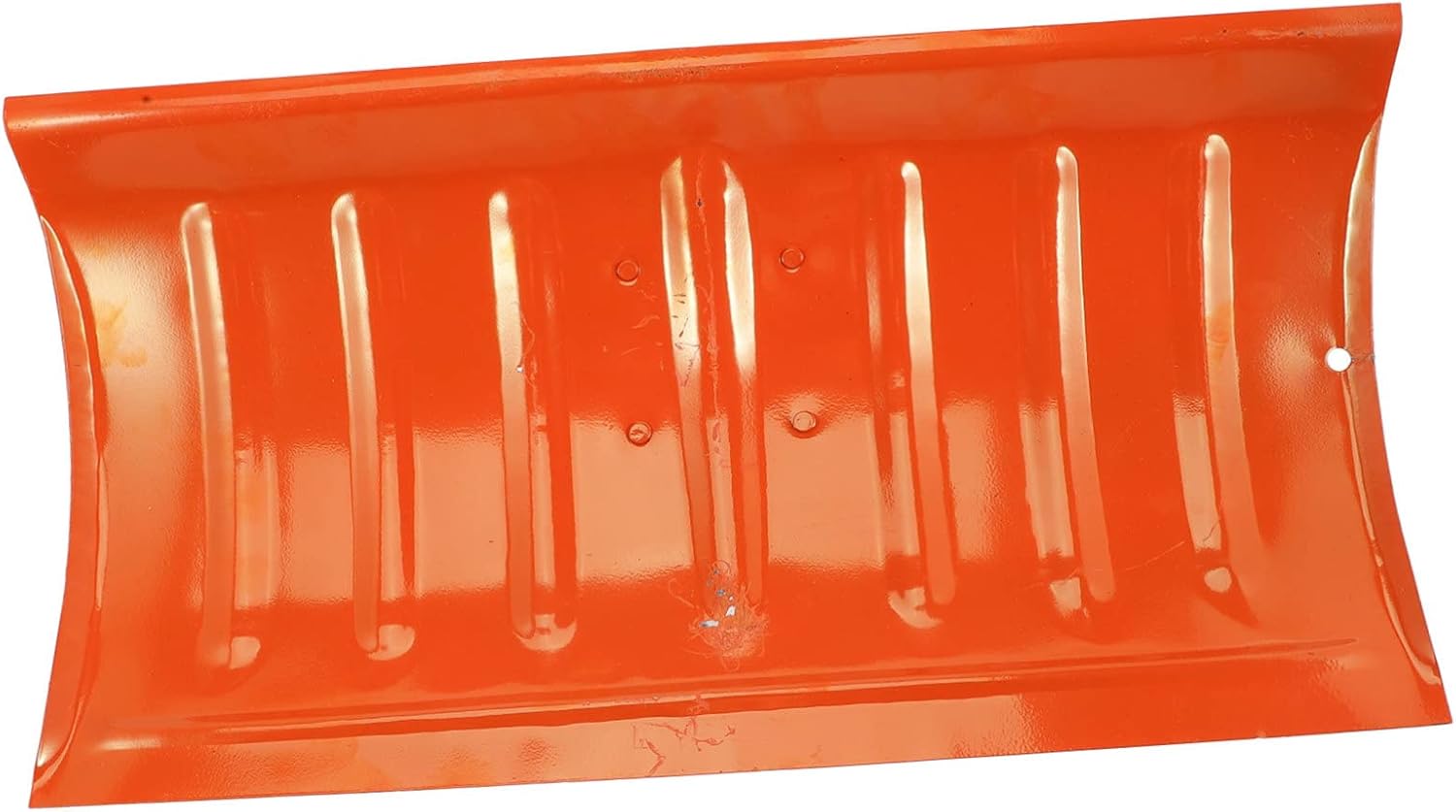 Heavy Duty Snow Shovel for Driveway with Replaceable Orange Manganese Steel Head Durable Ice Scraper Tool for Outdoor Snow and Ice Removal Sturdy Steel Construction for Cleanup