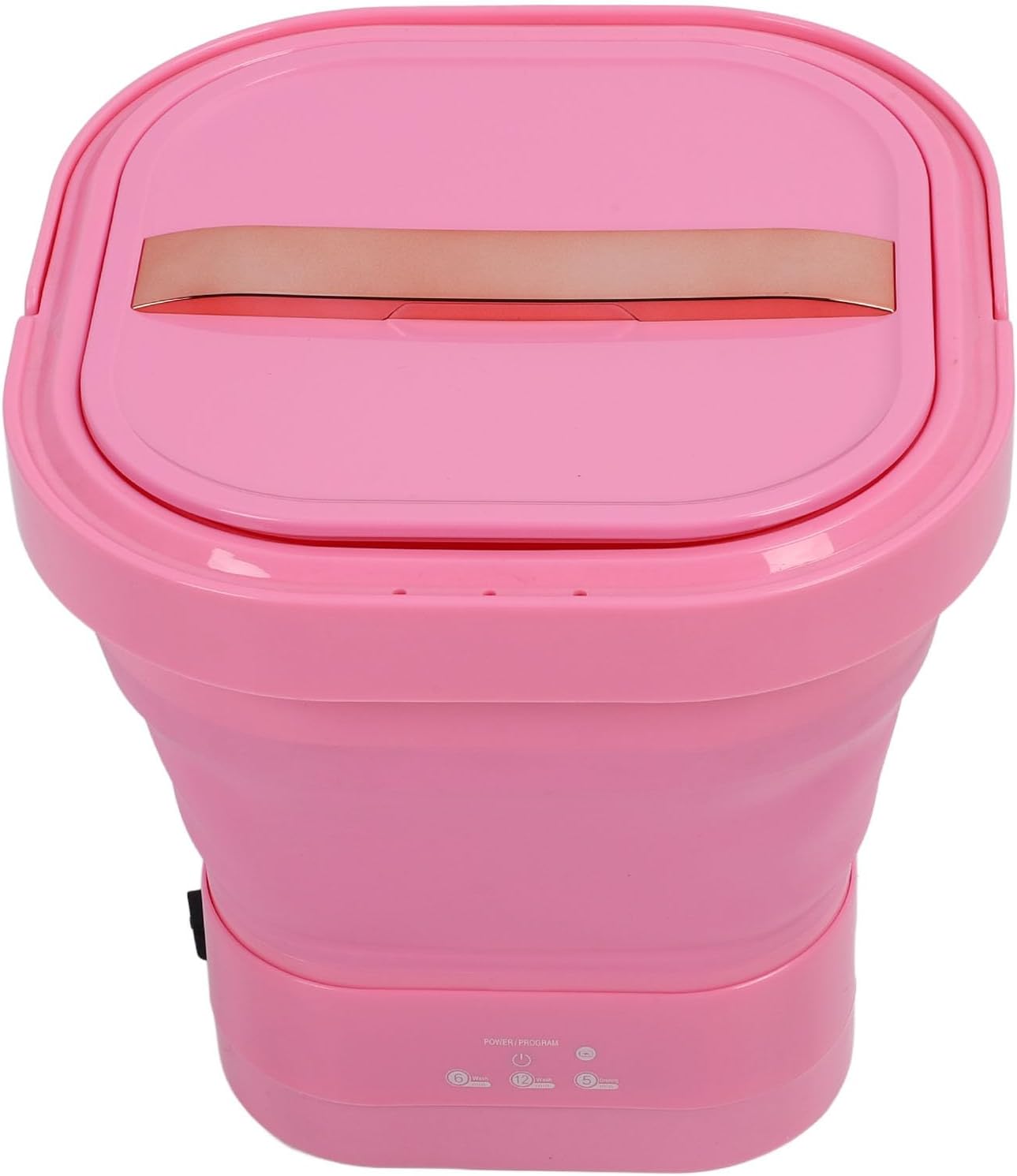 Brrnoo Compact Foldable Laundry Machine, Portable Mini Washer Dryer, Ideal for Travel Camping Apartment, with Strong Motor and Dewatering Function. Consumes Less Water and Detergent.