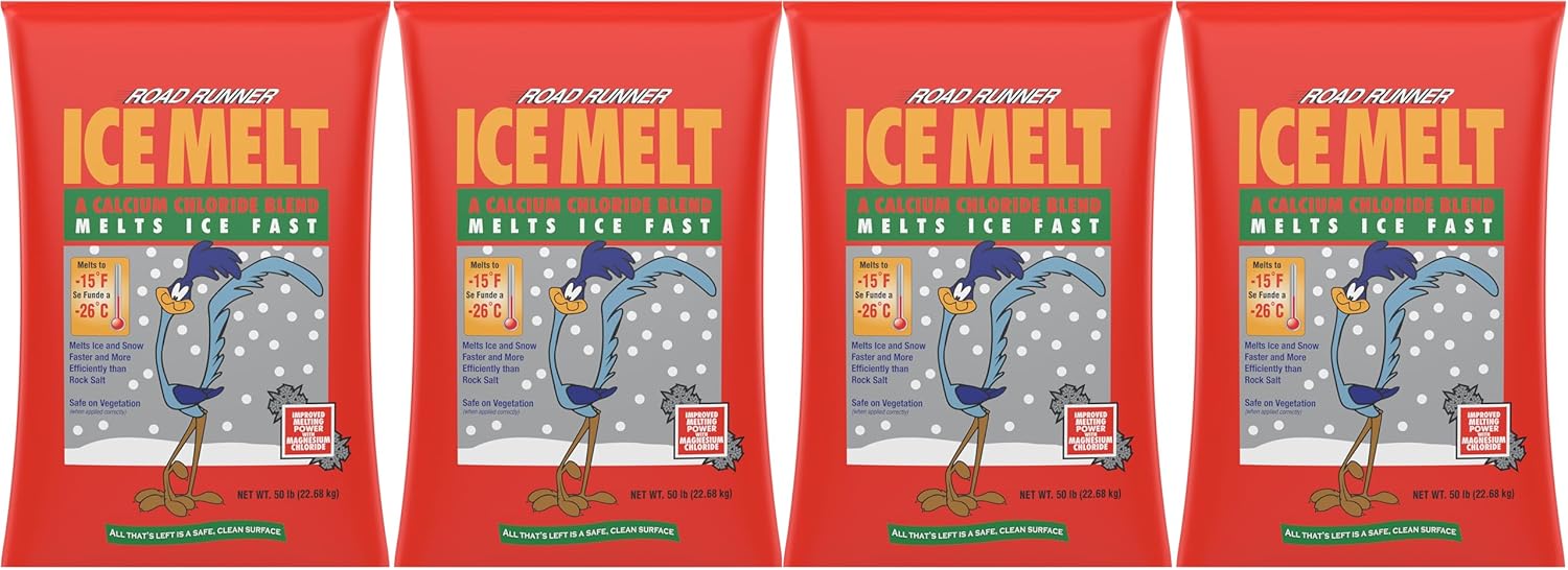 Scotwood Industries 50B-RR Road Runner Premium Ice Melter, 50-Pound (Four Pack)