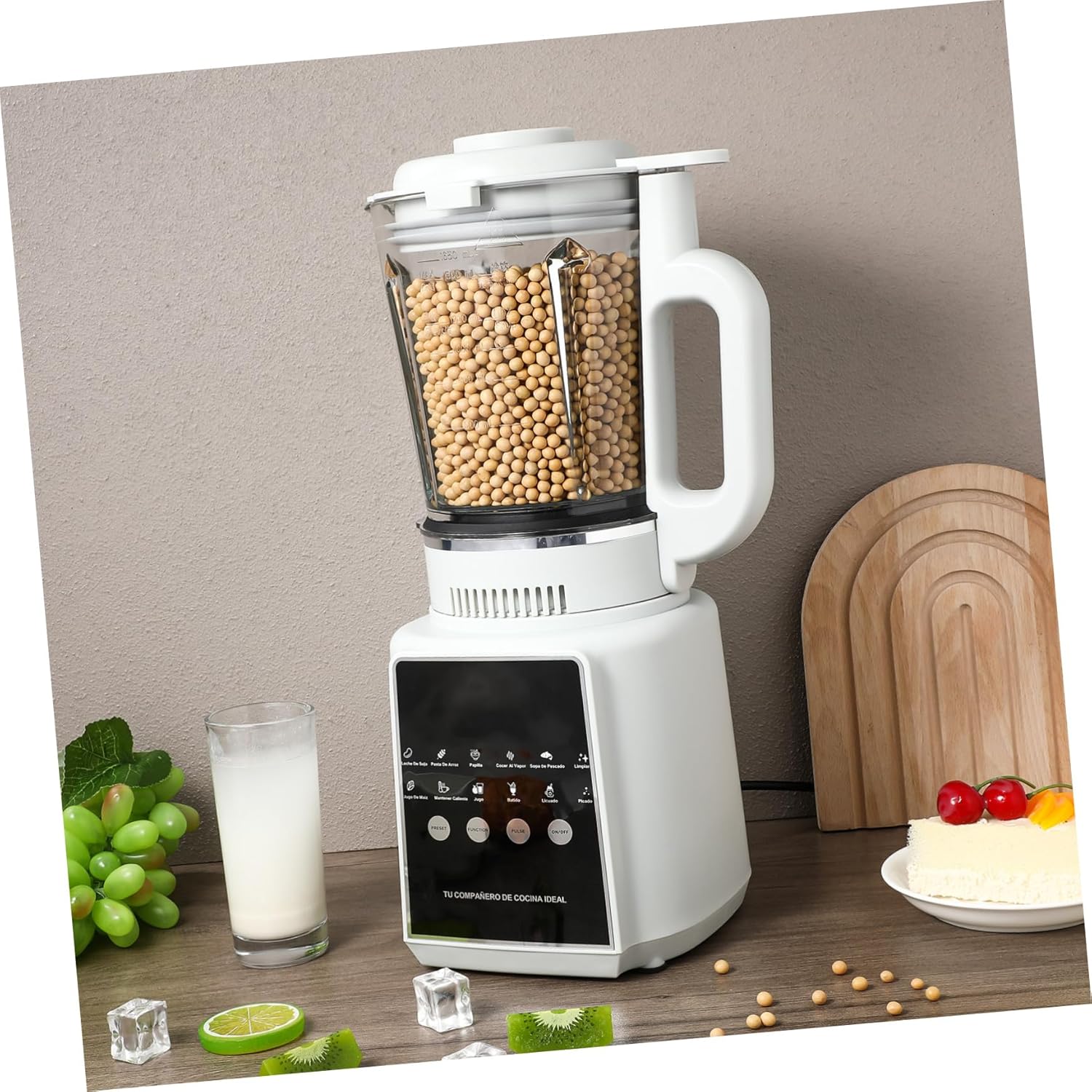 110v Electric Blender Wall Breaking Machine Smoothies Blender Cold Press Juicer Non-stick Jar Self-cleaning Quiet Operation Touch Display