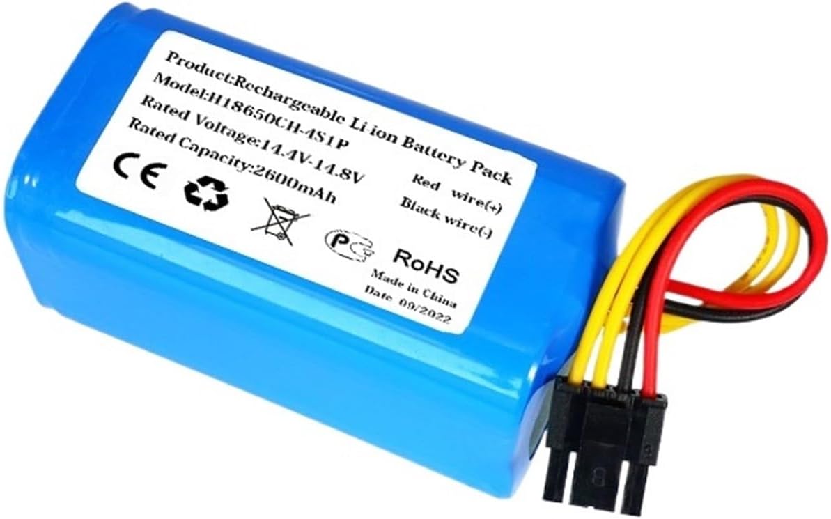 14.8V 3400mAh/2800mAh Battery，Compatible for Airrobo P10 2600pa Vacuum Cleaner Li-ion 18650 4S1P (Color : One 2800mAh Battery)