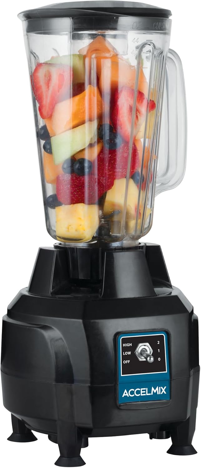Winco 44 Ounce Commercial Blender with High-Performance 1/2 HP Motor
