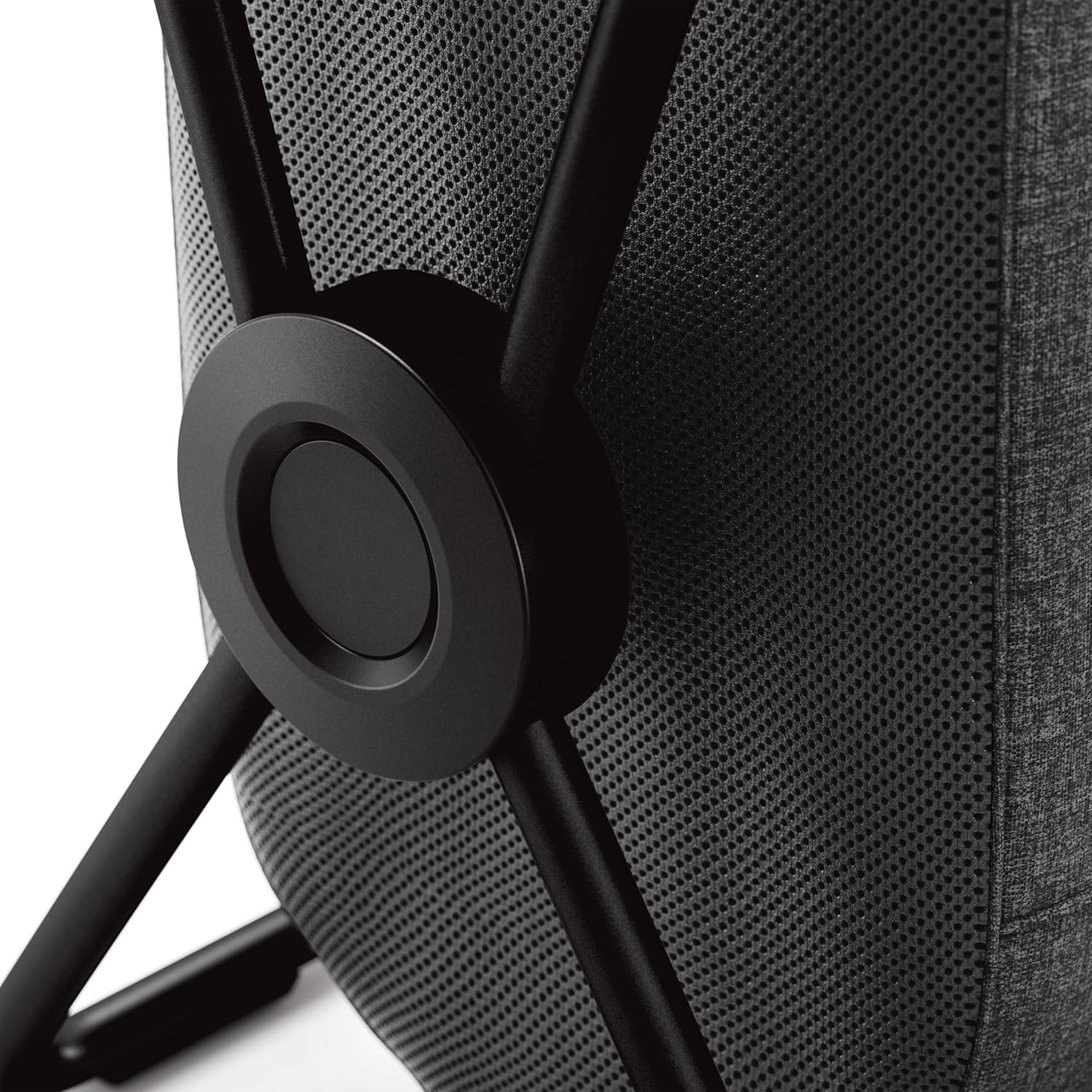 simplehuman single x-frame laundry hamper, 100% recycled polyester removable laundry baskets with easy carry handles, heavy-gauge steel frame, black, 65L