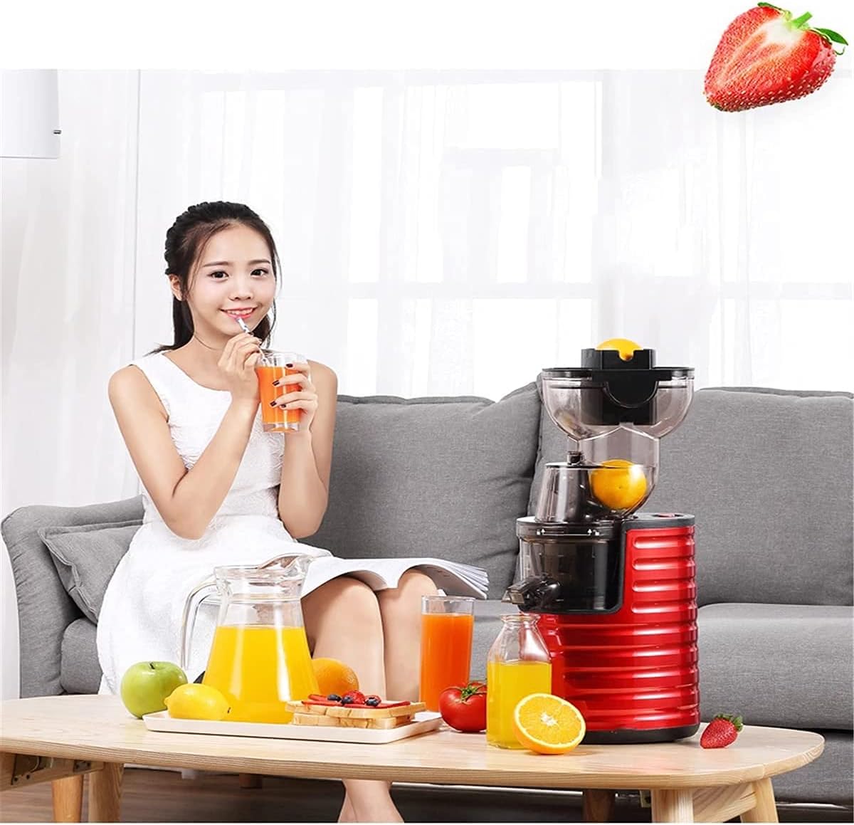 Machine, Fully Automatic Orange Juice Squeezer, Slow Electric Smoothie Blender, Stirring Soy Milk, Soy Milk Grinder, Household Desktop