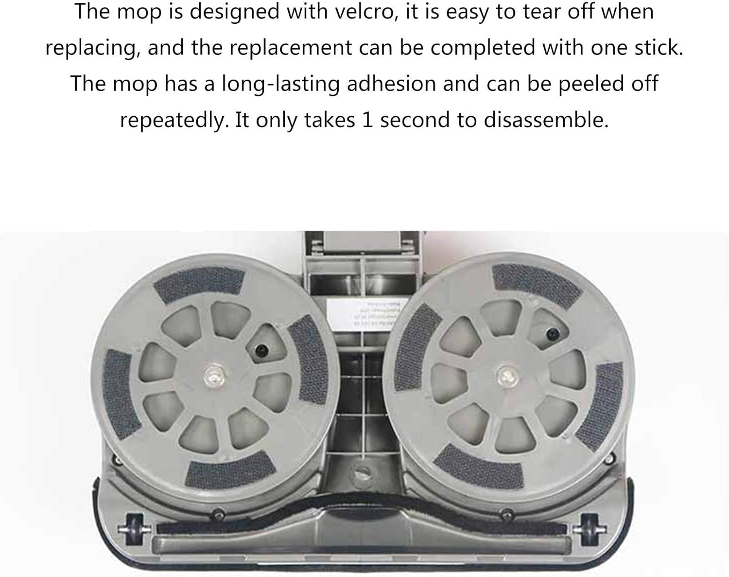 Steam Mops Floor Steam Cleaners Hard Floor Electric Wet and Dry Integrated Automatic Cleaners Mops Scrub Waxing and Polishing Gray