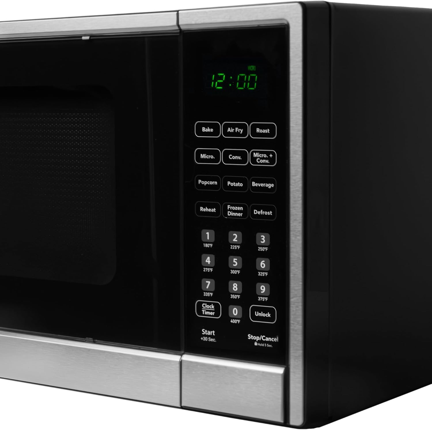 Danby 1.3 cu. ft. Multifunction Countertop Microwave with Air Fry in Stainless Steel (DBMW1361ABSS)