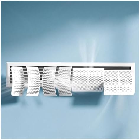 Air conditioning deflector Side Outlet Central AC Air Flow Deflector, Adjustable Celling Air Conditioner Deflector, Air Wing Baffle Wind Direction Windshield for Home Hotel Office