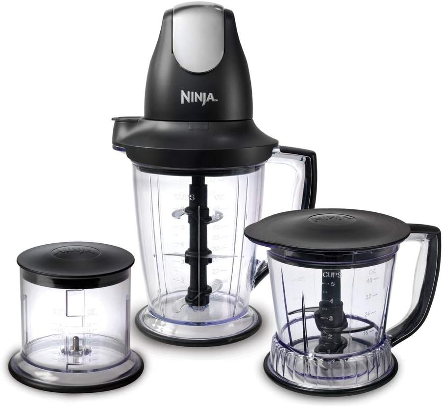 Ninja QB1004 Master Prep 450-Watt Professional Blender with 48 Oz. Pitcher for Frozen Blending and Smoothies