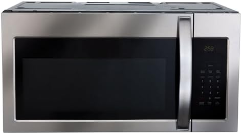 Tough Grade 1.48 Cu. Ft. Stainless Steel Over-the-Range Convection Microwave Oven | 120V | Touchpad Controls, +30 Sec Instant Start, Rear Vent Option, 13.5