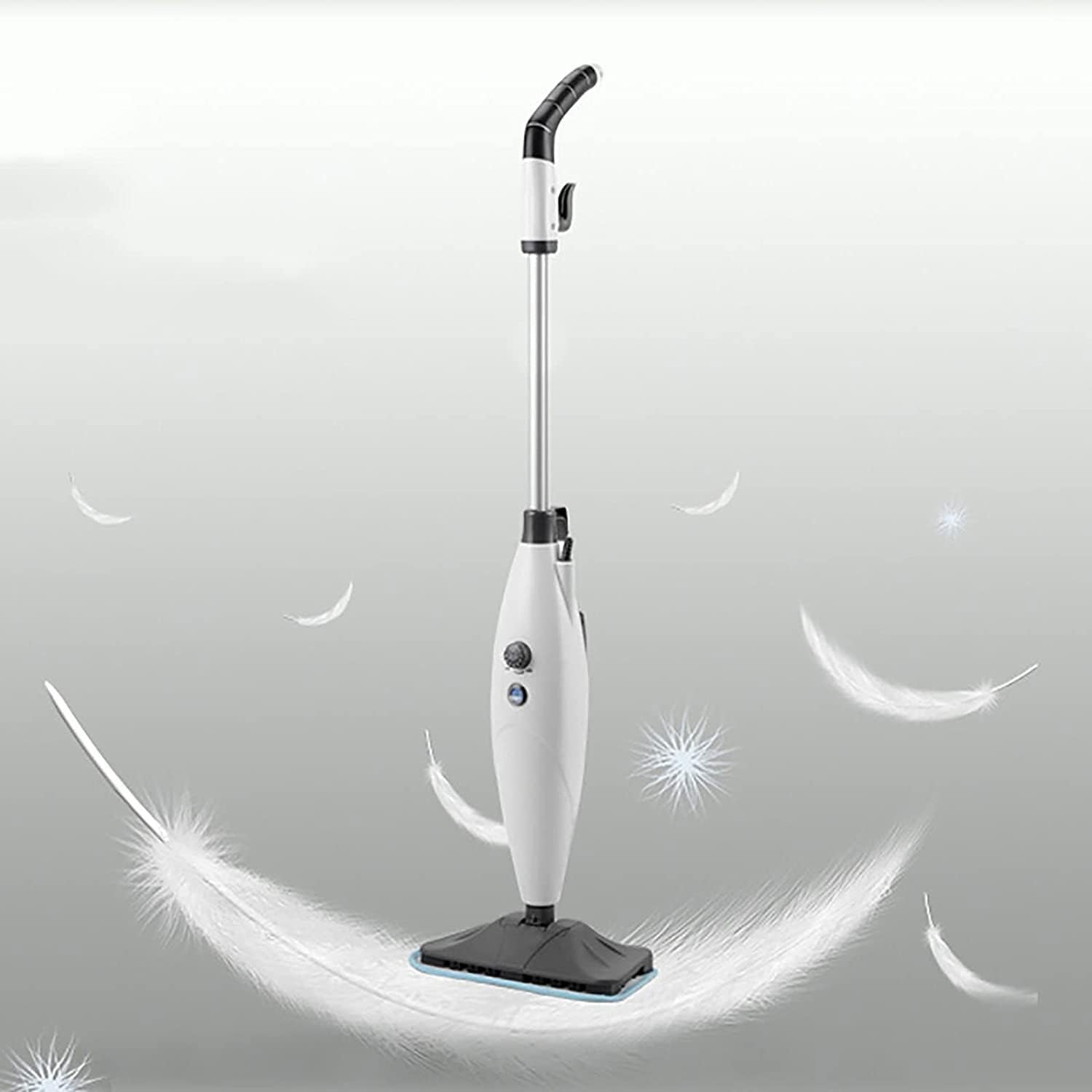 Steam Mop Cleaner Handheld Steam Cleaner Floor Steamers for Hardwood Laminate Tile Floor Multi-Functional Steam Mops (White)