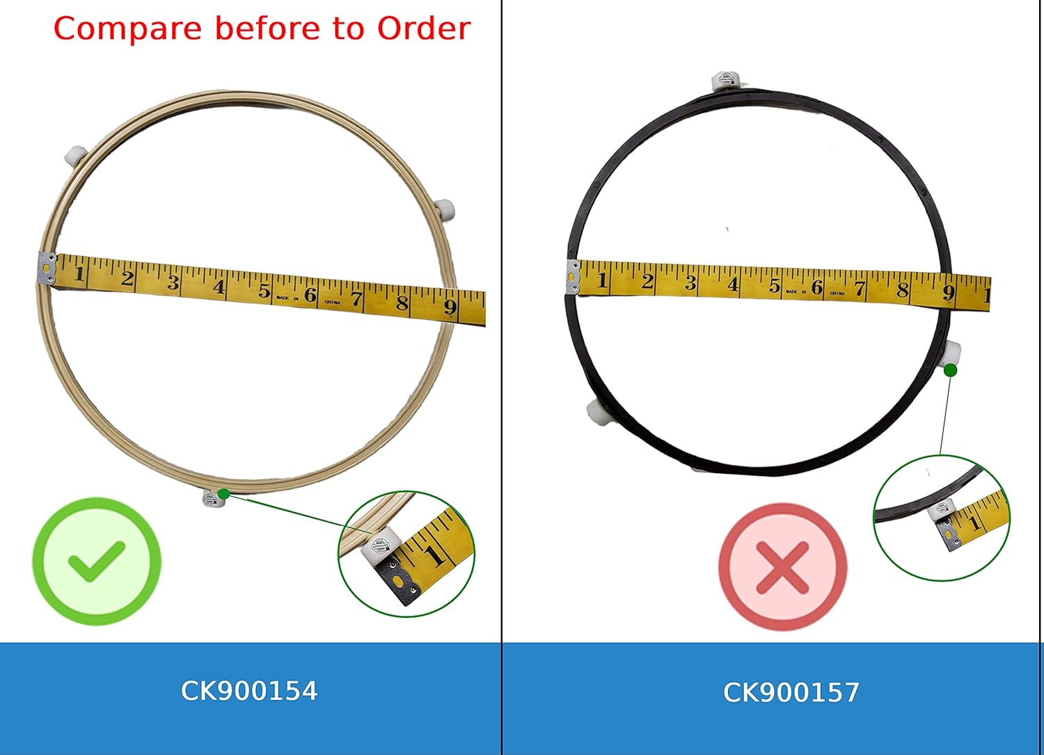 GLOB PRO SOLUTIONS AH951887 EA951887 Microwave Guide Roller Assembly 9