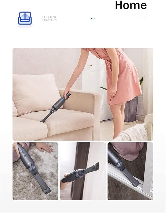 Handheld Vacuum Cleaner Cordless, Mini Vacuum Cleaner with Strong Suction for Pet Hair, Home and Car Cleaning Vacuum Cleaner
