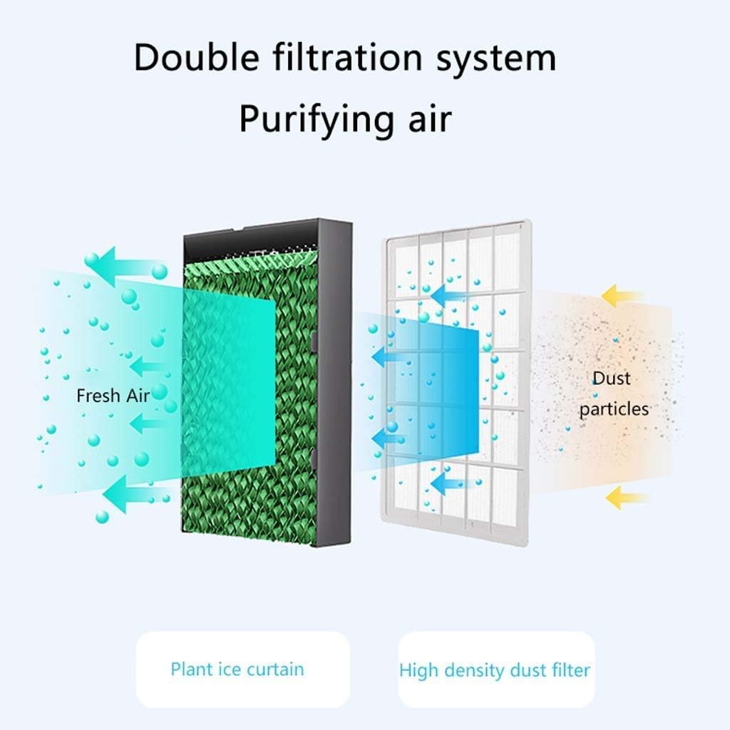 Air Cooler for Home Office Evaporative Coolers Portable Air Conditioner Fan, Silent Electric Fan Air-coo Mobile Water-coo Humidifier Small Air Conditioner for Home Or Office