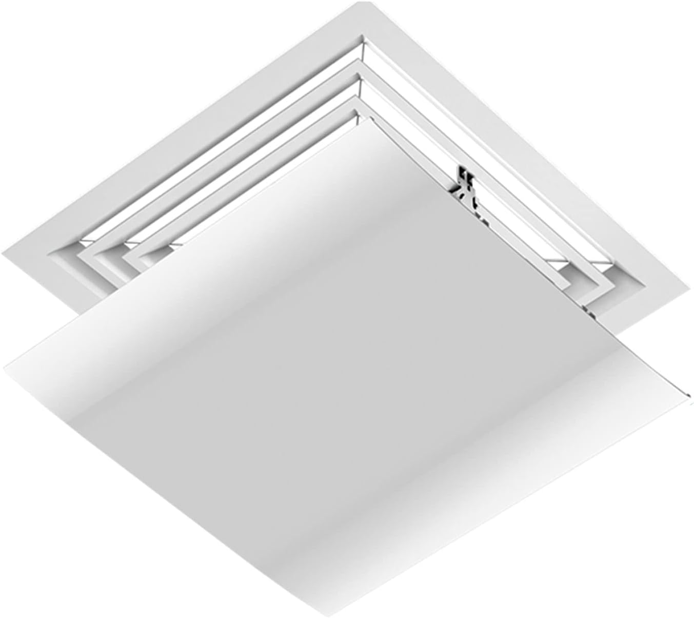 Ceiling Central Air Conditioning Wind Direction Deflector, Home Office Anti-Direct Blowing Air Conditioning Windshield, Suitable for Central Air Conditioner's Register and Grille