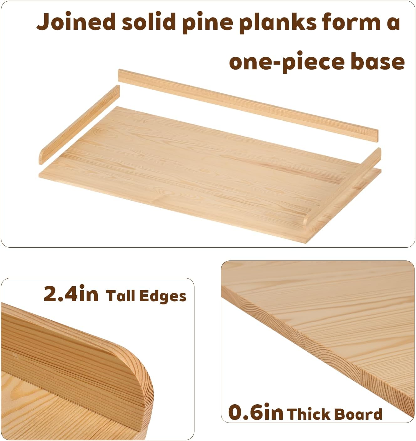 Laundry Room Washer and Dryer Countertop for Organization, 27.5