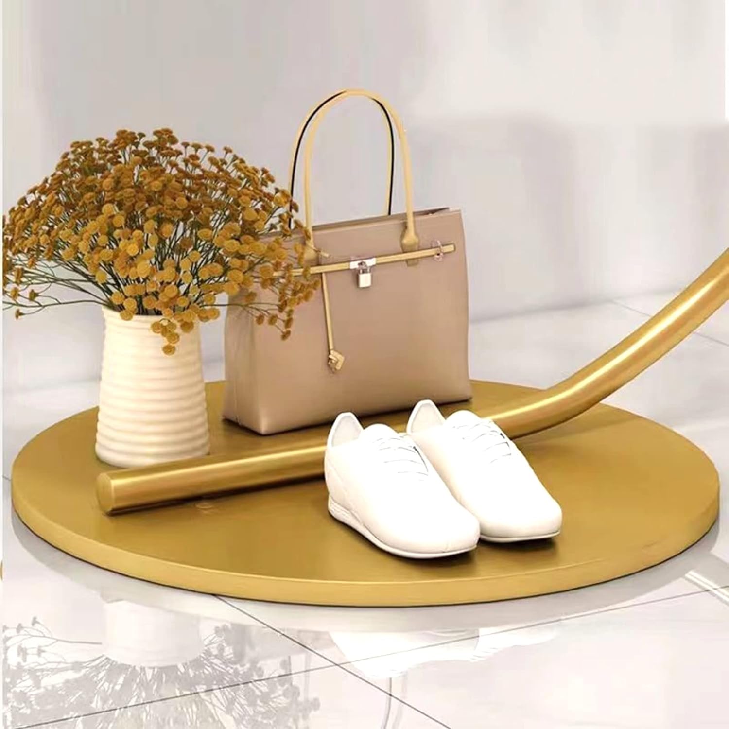 Freestanding Heavy Duty Industrial Pipe Clothing Rack, Portable Commercial Clothes Display Rack, Multi-Purpose Garment Bar for Retail Boutiques Home, Laundry Room,Closet Storage