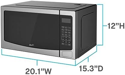 Avanti MT150V3S Microwave,1.5cf,ss,w/bk,cab