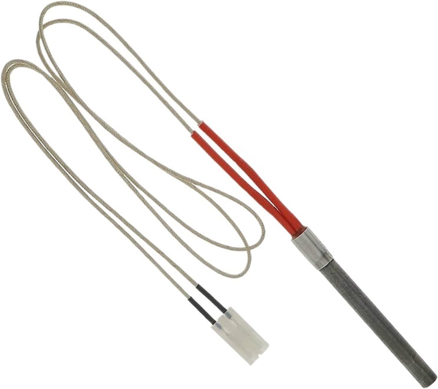 10Pcs 120V/230V Stainless Steel Pellet Stove Igniter Rod Heat Tube 9.5 * 96/110/127mm for American Fireplace Grill Stove(9.5 x 127mm 230V)