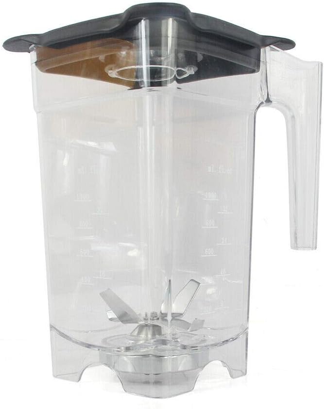 1.8L Commercial Smoothie Blender Electric Ice Crusher Fruit Juicer Mixer with Soundproof Cover 2600W