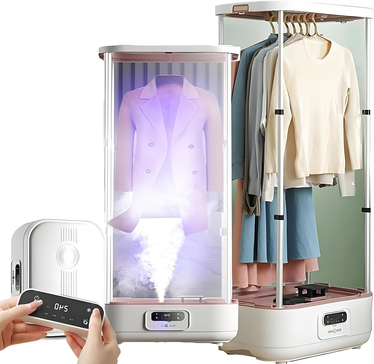 Professional Hanging Garment Steamer Collapsible Automatic Wireless Vertical Steam Iron, for Clothes & Fabric, Automatic Key Care