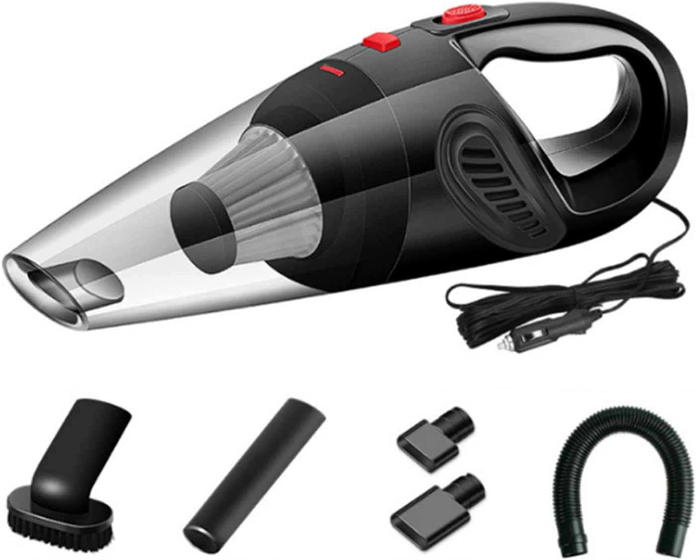 Car Vacuum Cleaner, Portable High Power Mini Handheld Vacuum Cleaner for Wet and Dry Cleaning, 16 Ft Cord for Home, Pet Hair, Car Cleaning