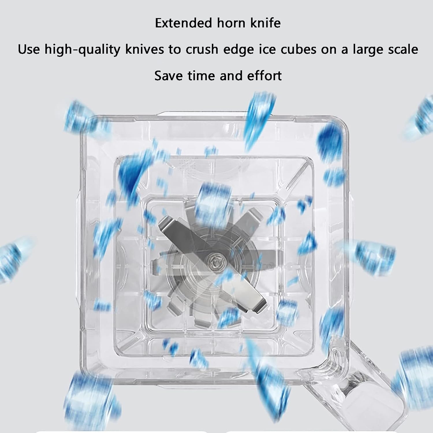 Smoothie Blender, Food Grade Ice Crusher Slush Machine with 1.6L Hopper, Cover Silent Broken Wall Cooking Machine, for Commercial Home