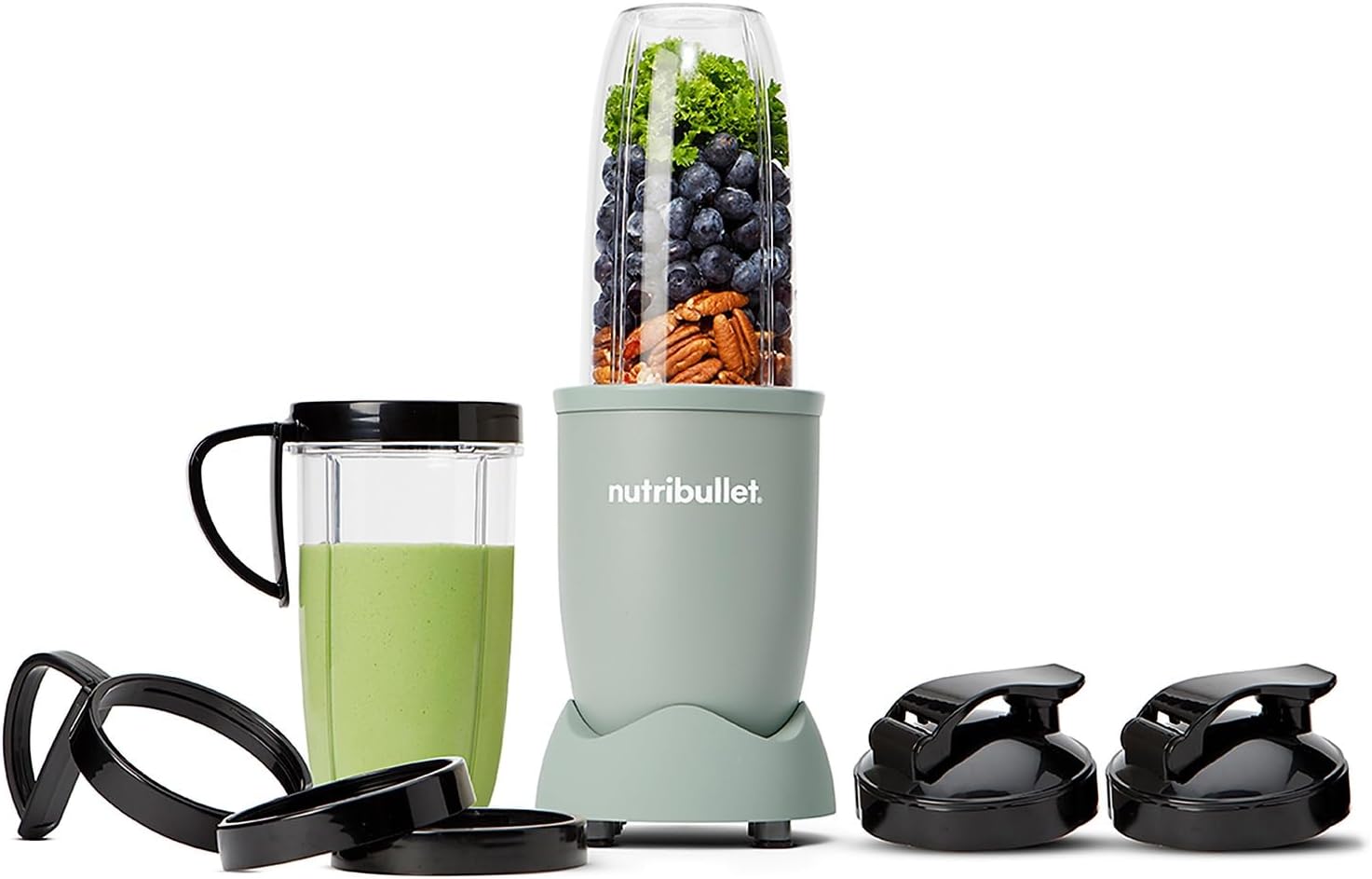 NutriBullet NB9-1301 Pro 13 Pcs Blender 900W (Matte Jade)