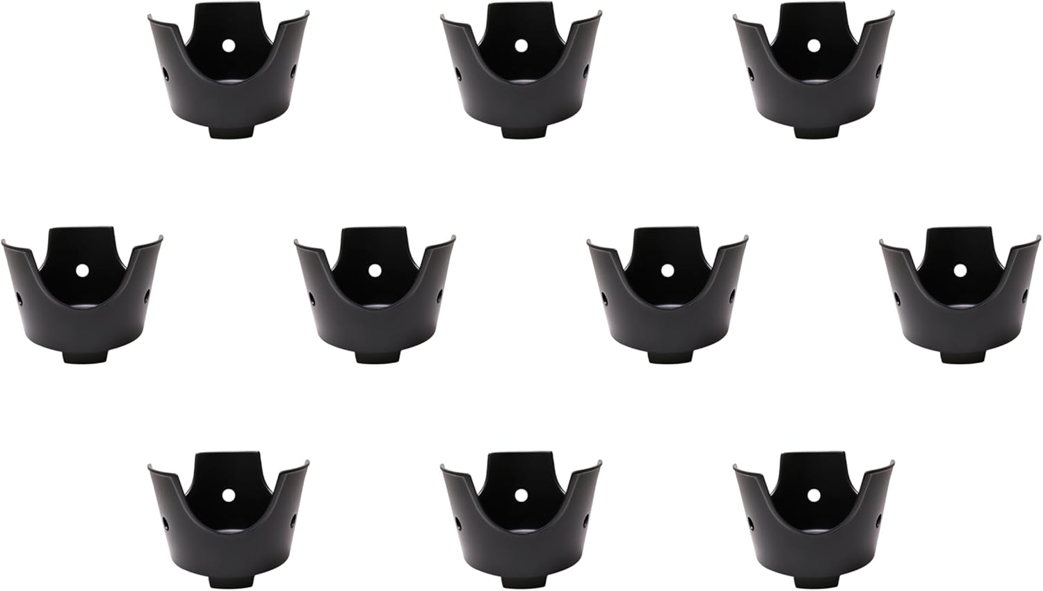 Set of 10, Aluminum Stove (Black) 5.2 x 3.7 inches (13.3 x 9.3 cm) | Aluminum Pot, Aluminum Setomonohonpo