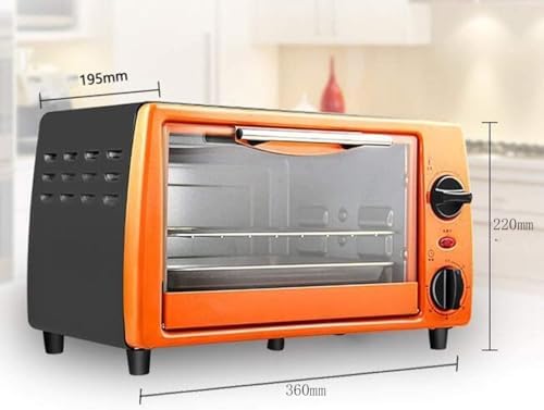 oven mini oven air fryer oven Household Mini Electric Oven 11 Liter Baking Tray Tray Desktop Portable Adjustable Temperature Control Timer Mini Ovens Toaster Oven Air Fryer,