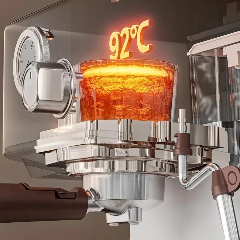 Coffee Maker Coffee Machine - Drip Coffee Maker Small Coffee Makers, Single Serve Brewers Coffee Pot, Fast 1050W Brewing, Italian Design, Coffee Creamer, Espresso Machines Kitchen Appliances