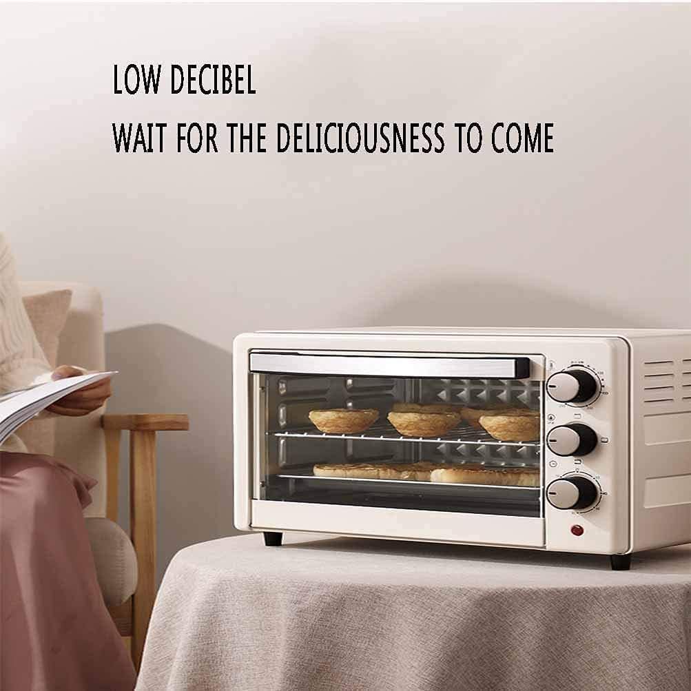 oven mini oven air fryer oven Mini Oven, 10L Convection Countertop Toaster Oven Multi-Function Air Fryer Digital Electric Oven Rotisserie Roaster Cooker Toaster Oven Air Fryer, (Color : White) ( Col