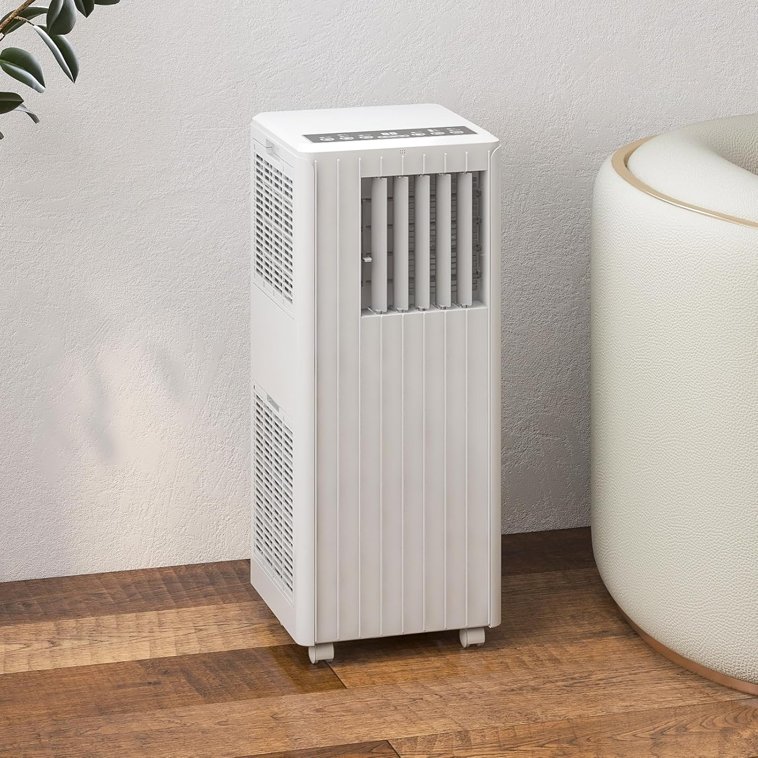 8000 BTUs Portable Air Conditioner, 3-in-1 Quiet Portable Cooling AC Up to 350 Sq.Ft. with Dehumidifier,Fan, Sleep Modes, AC Unit with Remote Control & 24H Timer, Efficient Cooling