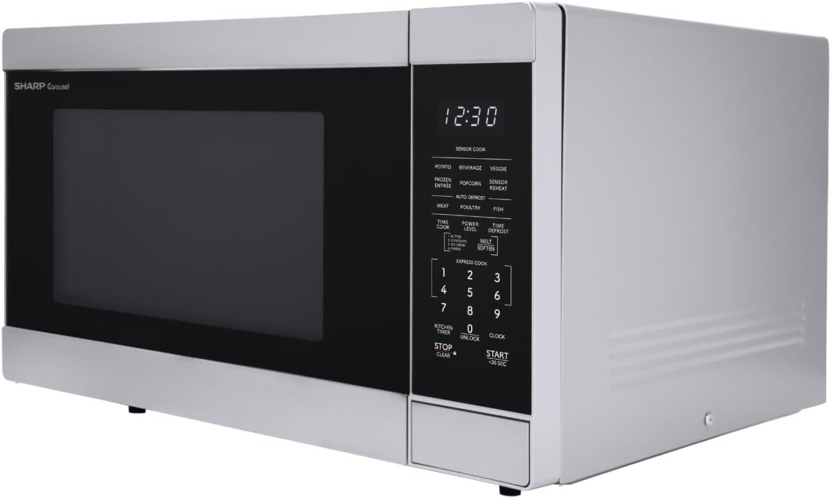 SHARP Countertop Microwave Oven with Removable 13.6